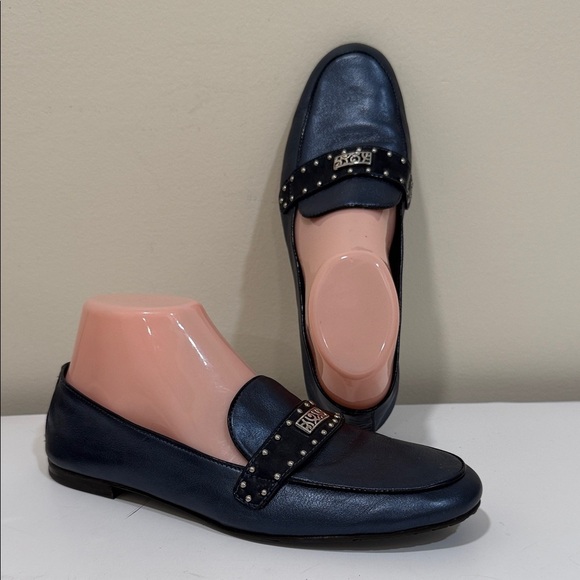 Brighton Shoes - Brighton Navy Blue Loafers (sz 8 Narrow)
